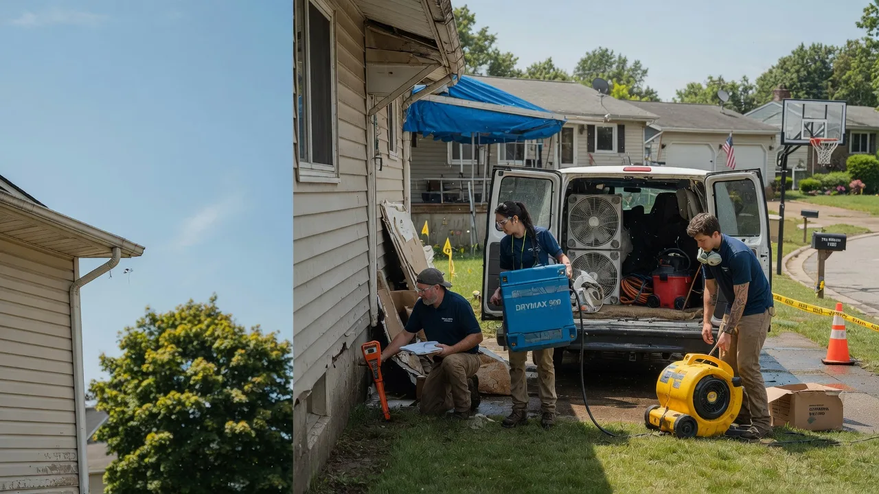 Ceiling Leak Cleanup in Adrian, MI near me